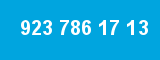 923 786 17 13 923 786 17 13